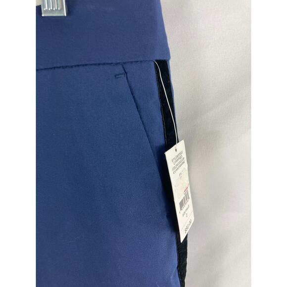 NWT Lord + Taylor Blue Cropped Dress Pant Size 2 - Picture 2 of 5